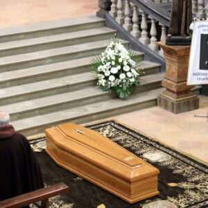 Esequie padre Francesco Pesenti 16 febbraio 2021 (Fotolive)