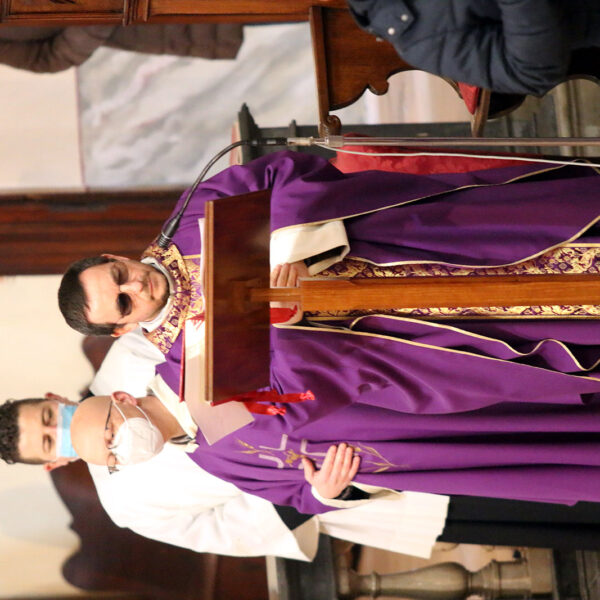 Esequie padre Francesco Pesenti 16 febbraio 2021 (Fotolive)