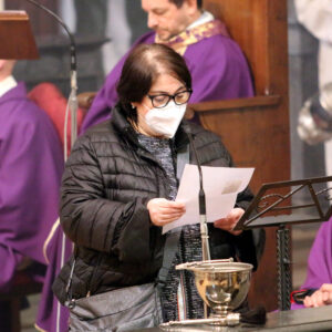 Esequie padre Francesco Pesenti 16 febbraio 2021 (Fotolive)