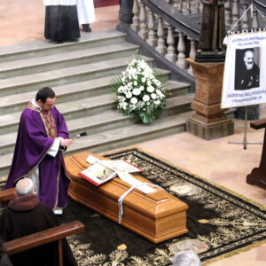 Esequie padre Francesco Pesenti 16 febbraio 2021 (Fotolive)
