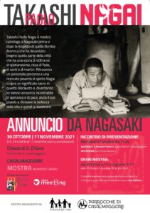Locandina mostra Takeshi Nagai 2021